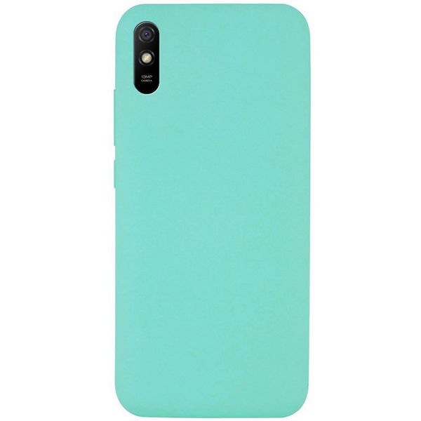 Чохол Silicone Cover NoLogo A Full для Xiaomi Redmi 9A Бірюзовий / Ocean Blue 43277