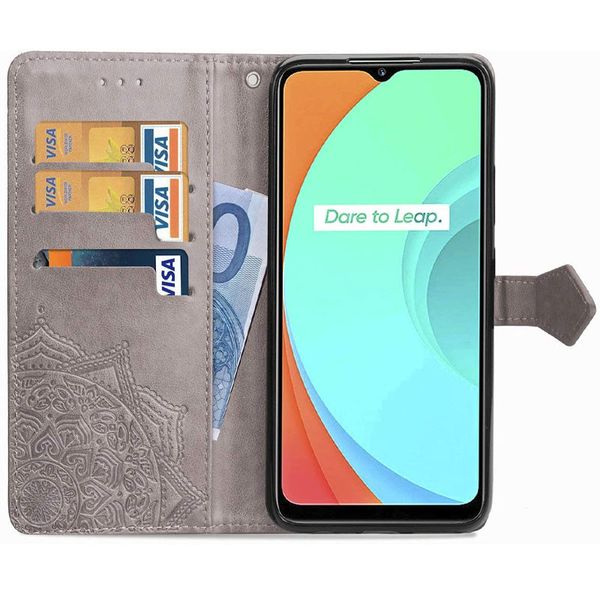 Чехол-книжка Art Case для Realme C11 2020 Серый 55688