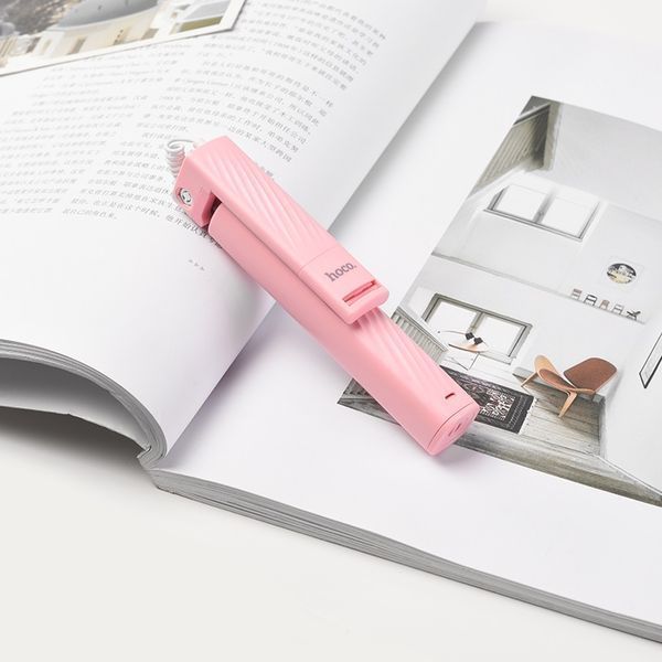 Монопод для селфи Hoco K8 Starry Lightning Connect Pink 52406