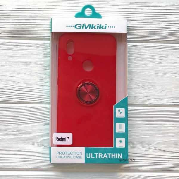 Чехол Summer Magnet Color Ring для Xiaomi Redmi 7 Красный 33995 Чехол Summer Magnet Color Ring для Xiaomi Redmi 7 Красный 33995