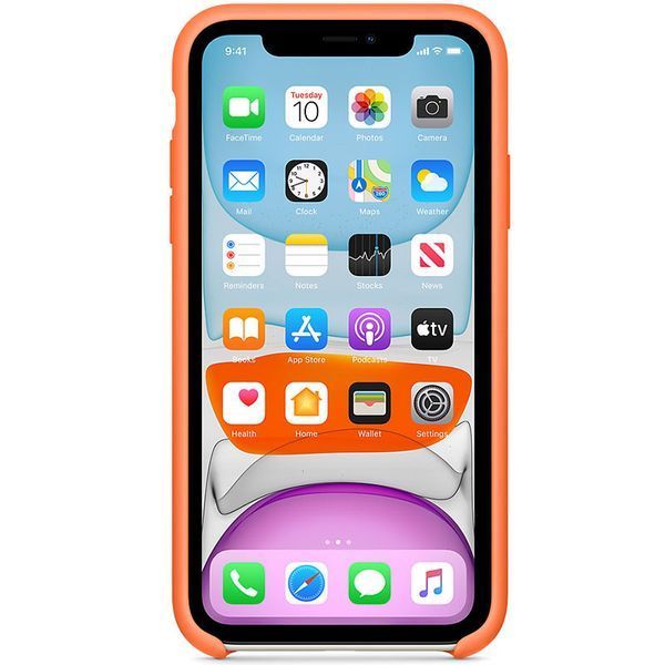 Чохол Silicone Case для Iphone 11 Помаранчевий / Vitamin C 50676