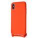 Чехол со шнурком WAVE Lanyard Case для Iphone X / XS Orange 56309