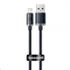 Кабель Baseus Crystal Shine Series USB - Lightning 2.4A 2м Black 83060