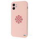 Чехол патриотический WAVE Ukraine Edition MagSafe для iPhone 12 Vyshyvanka shirt / Pink sand 63232 1