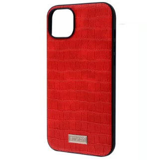 Чохол SULADA Crocodile Leather для Iphone 14 Червоний 65442