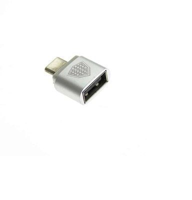 Адаптер Inkax OTG USB to Type-C White 39678