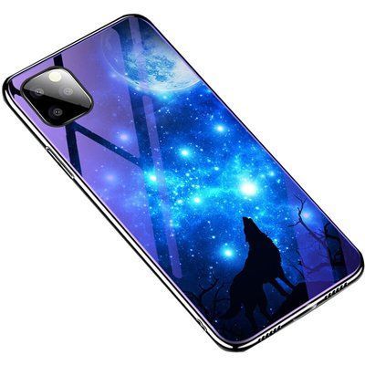 Чохол TPU+Glass Fantasy для Iphone 11 Pro Max Місячна ніч 39555