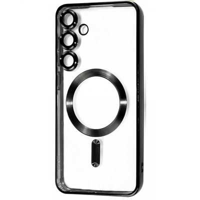 Чохол Xrome MagSafe для Samsung Galaxy S22 Plus Прозорий / Black 82802