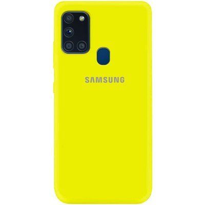 Чехол Silicone Cover A для Samsung Galaxy A21s Желтый / Flash 61278