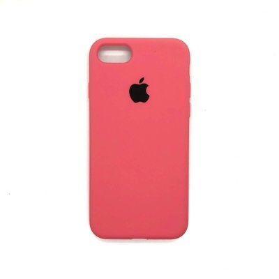 Чохол Silicone Case 360 для Iphone 7 / 8 / SE 2020 Яскраво-рожевий 36150
