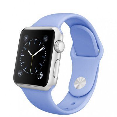 Ремінець Silicone для Apple Watch 38/40/SE 40/41 mm Lilac Cream 37829