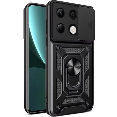 Протиударний чохол Camsh Serg Ring для Xiaomi Redmi Note 13 Pro / Poco M6 Pro Чорний
