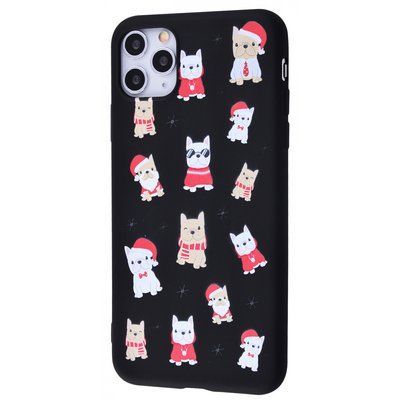Чохол WAVE New Year для Iphone 11 Pro Dogs / Black 48311