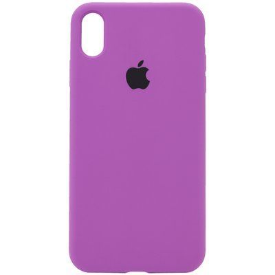 Чехол Silicone Case 360 для Iphone X / XS Фиолетовый / Grape 53226