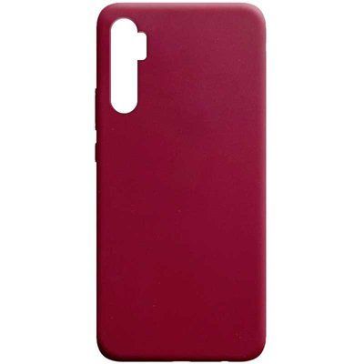 Чохол Matte для Xiaomi Mi Note 10 Lite Бордовий 47931