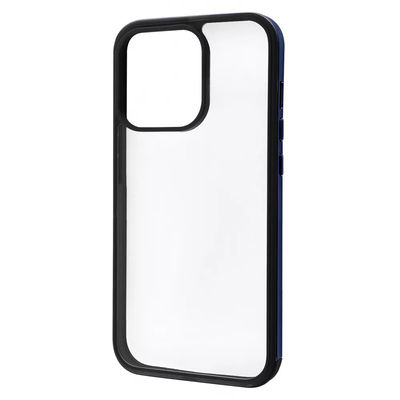 Чохол SULADA Metal Imitation Protective для Iphone 14 Pro Max Темно-синій 65493
