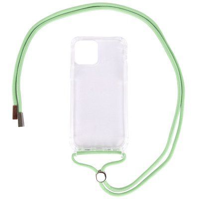 Чохол Crossbody Transparent зі шнурком для Iphone 11 Pro М'ятний 57195