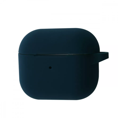 Чехол Silicone New с карабином для Apple Airpods 3 Forest green 60795