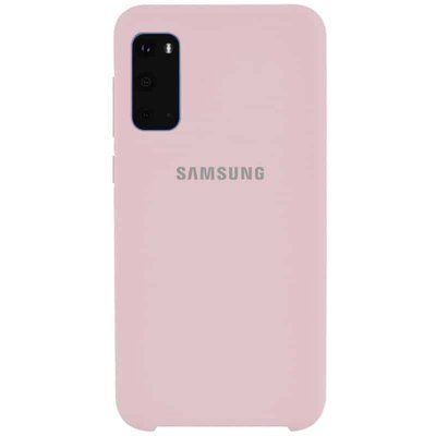 Чохол Silicone Case для Samsung Galaxy S20 Рожевий / Pink Sand 40138
