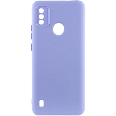 Чехол Silicone Lakshmi A Full Camera для ZTE Blade A51 Сиреневый / Dasheen 64046