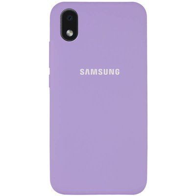 Чехол Silicone Cover для Samsung Galaxy A01 Core / M01 Core Сиреневый / Dasheen 53373