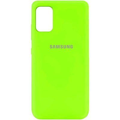 Чохол Silicone Cover A для Samsung Galaxy A51 Салатовий / Neon green 43178