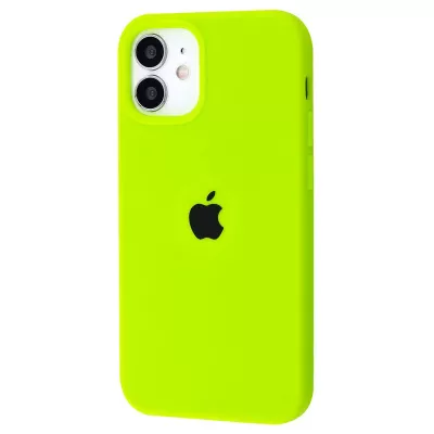 Чохол Silicone Case для Iphone 12 Mini Lime green 70225