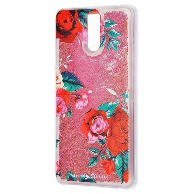 Чохол з блискітками Lovely Stream для Meizu M6 Note Red rose 41589