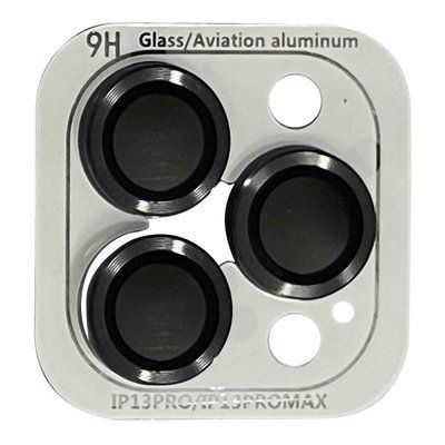 Защитное стекло Metal Classic на камеру для iPhone 13 Pro / 13 Pro Max Темно-Серый / Graphite 60859