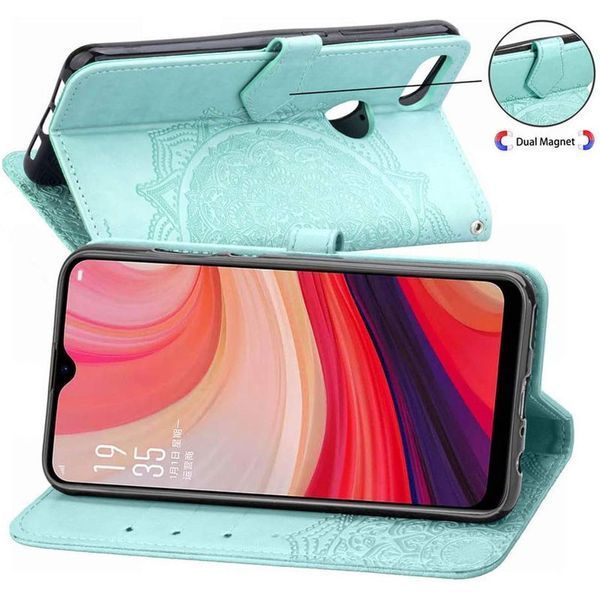 Чехол-книжка Art Case для Oppo A5s / Oppo A12 Бирюзовый 53583