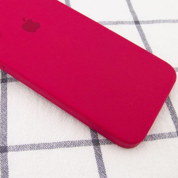 Чохол Silicone Case Square для Iphone 7 / 8 / SE 2020 Червоний / Rose Red 56992