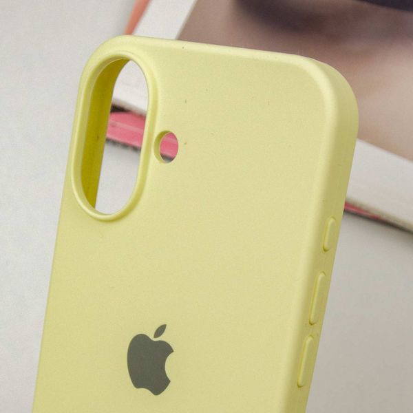 Чохол Silicone Case для Iphone 16 Plus Жовтий / Mellow Yellow