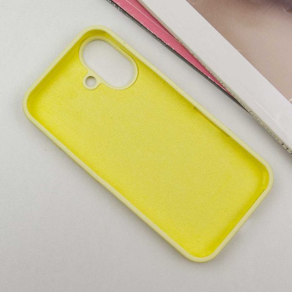 Чехол Silicone Case для Iphone 16 Plus Желтый / Mellow Yellow