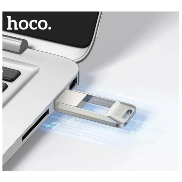 Флеш-пам'ять Hoco UD16 USB3.0 16Gb Silver 86477