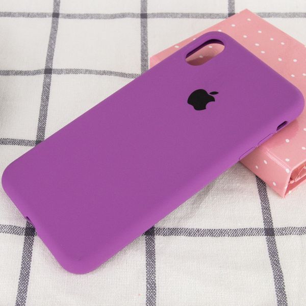 Чохол Silicone Case 360 ​​для Iphone XR Фіолетовий / Grape 81410