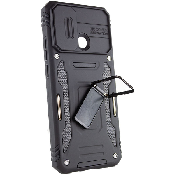 Протиударний чохол Camsh Army Ring для Xiaomi Redmi 9C / 10A Чорний / Black 68862