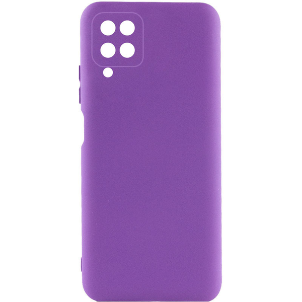 Чехол Silicone Lakshmi A Full Camera для Samsung Galaxy A12 / M12 Сиреневый / Dasheen 63082