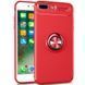 Чохол Din Color Magnet Ring для Iphone 7 Plus / 8 Plus Червоний 52887