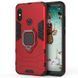 Противоударный чехол Transforme Ring для Xiaomi Redmi Note 6 Pro Red 31693