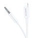 Кабель AUX Borofone BL9 Lightning to 3.5 mm White 68052 2