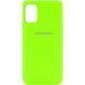 Чохол Silicone Cover A для Samsung Galaxy A51 Салатовий / Neon green 43178