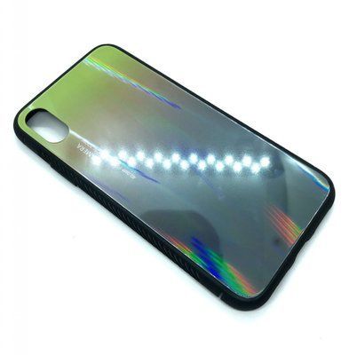 Чехол TPU+Glass Gradient для Iphone X / XS Желтый / Черный 344105