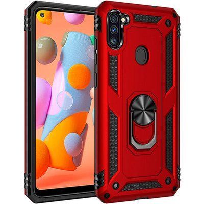 Протиударний чохол GetSerg Magnet Ring для Samsung Galaxy A11 / M11 Червоний 42267