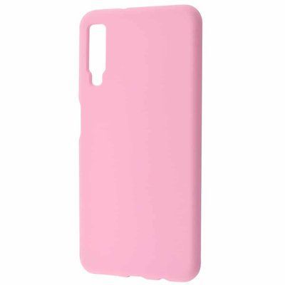 Чохол Silicone WAVE Full для Samsung Galaxy A7 2018 A750 Light pink 37064