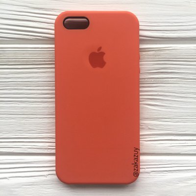 Чехол Silicone Case для Iphone 5 | 5s | SE Light Orange 30500