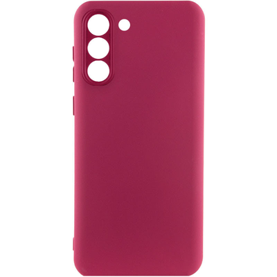 Чохол Silicone Lakshmi A Full Camera для Samsung Galaxy S22 Plus Бордовий / Marsala 66501