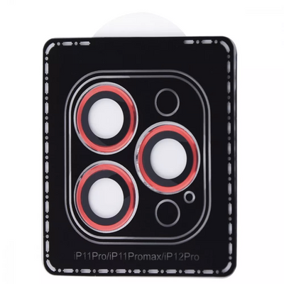 Захисне скло ACHILLES на камеру для Iphone 11 Pro / 11 Pro Max / 12 Pro Red 70341