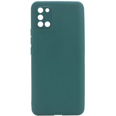 Чехол Matte с защитой камеры для Samsung Galaxy A31 Зеленый / Forest green 55180