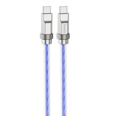 Кабель Hoco U113 Type-C to Type-C 100W 1м Blue 83741