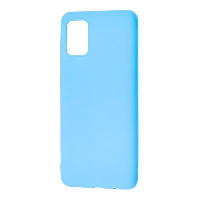 Чехол Matte для Samsung Galaxy A51 Голубой 47882